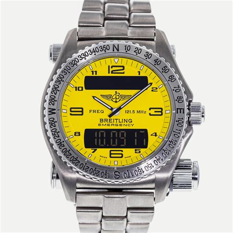 used breitling emergency watches uk|pilot watch with emergency locator.